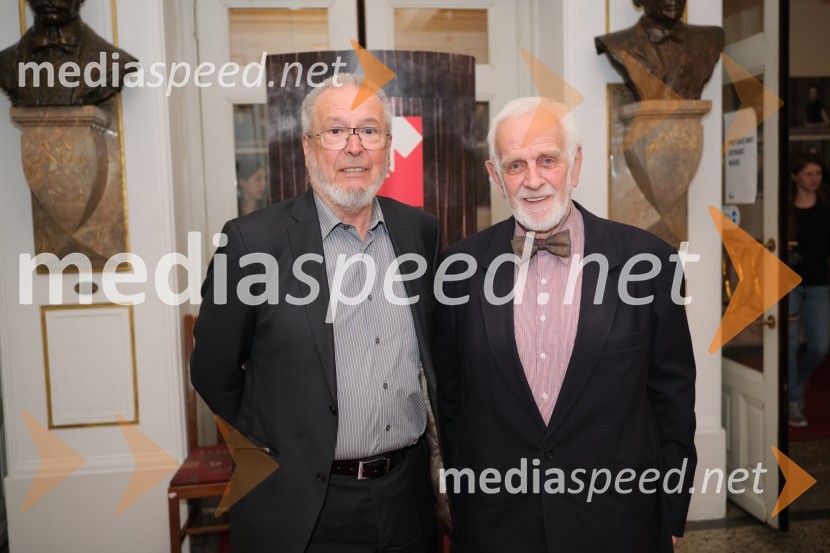  Aleš Jan, radijski producent;  Mitja Meršol, nekdanji poslanec in dolgoletni urednik časopisa DeloMrakijada, premiera drame v SNG Ljubljana