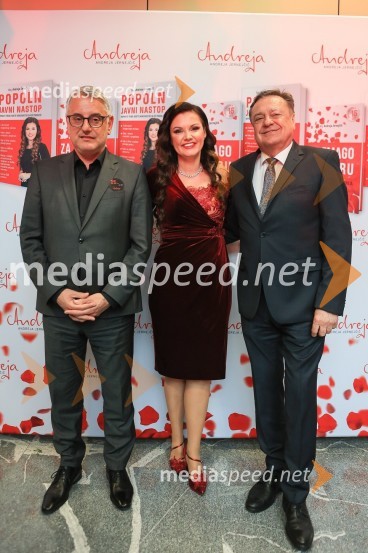  Matjaž Han, minister za gospodarski razvoj in tehnologijo;  Andreja Jernejčič, direktorica podjetja za piar, digitalni piar, komuniciranje, treninge javnega nastopanja in izobraževanja Lin&Nil;  Zoran Janković, župan, Mestna občina LjubljanaLin&Nil, dogodek ob 15-letnici delovanja in izdaji dveh novih knjig