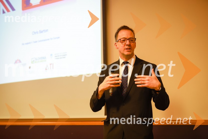  Chris Barton, visoki komisar britanske vlade za trgovino z EvropoČaj z razlogom: Poslovanje z Združenim kraljestvom, Kranjska Gora