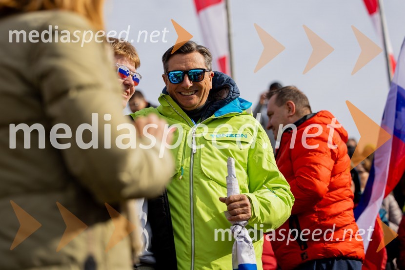  Borut Pahor, nekdanji predsednik Republike SlovenijePlanica 2023, četrtek