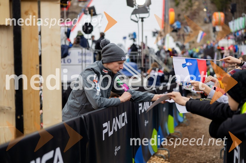  Lovro Kos, smučarski skakalecPlanica 2023, četrtek