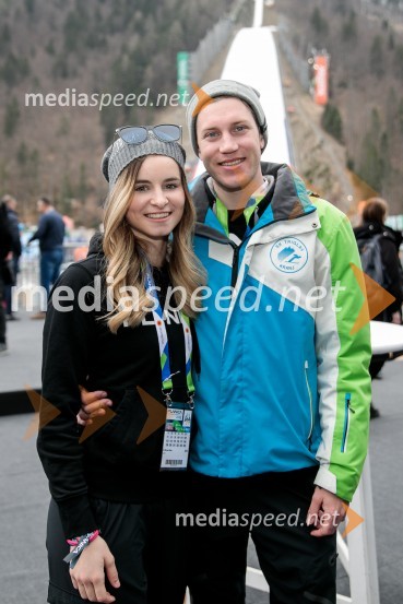  Nika Križnar, smučarska skakalka;  Aljaž Vodan, nekdanji smučarski skakalecPlanica 2023, četrtek