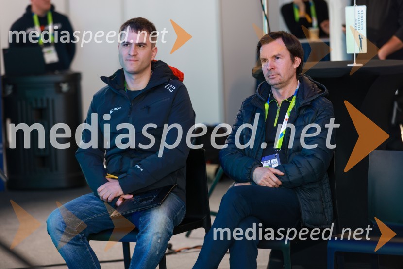  Andrej Grah Whatmough, v. d. generalnega direktorja RTV Slovenija;  Uroš Urbanija, v. d. direktorja Televizije Slovenija RTV Slovenija, srečanje s partnerji v PlaniciRTV Slovenija, srečanje s partnerji v Planici