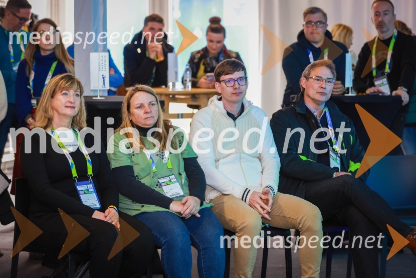  ... ;  ... ;  Anže Ančimer, MMC;  David Runco, RTVRTV Slovenija, srečanje s partnerji v Planici