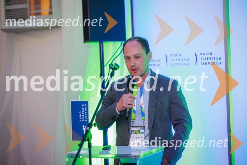  Nejc Jemec, odgovorni urednik, Val 202RTV Slovenija, srečanje s partnerji v Planici