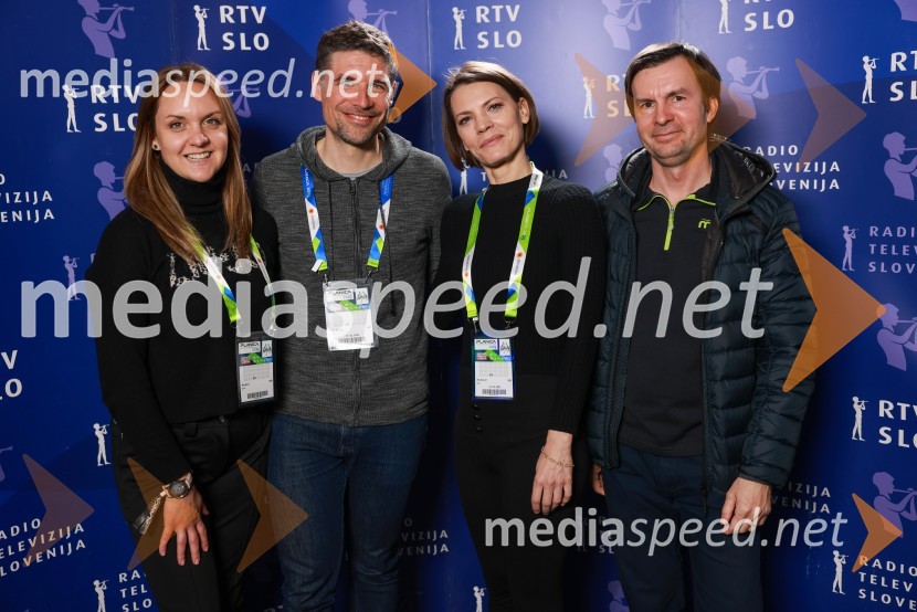  ... ; dr. Peter Gregorčič,  predsednik Programskega sveta, RTV Slovenija;  Vesna Zadravec, strokovna direktorica za področje tržnih dejavnosti in programskih vsebin, RTV Slovenija;  Uroš Urbanija, v. d. direktorja Televizije Slovenija RTV Slovenija, srečanje s partnerji v PlaniciRTV Slovenija, srečanje s partnerji v Planici