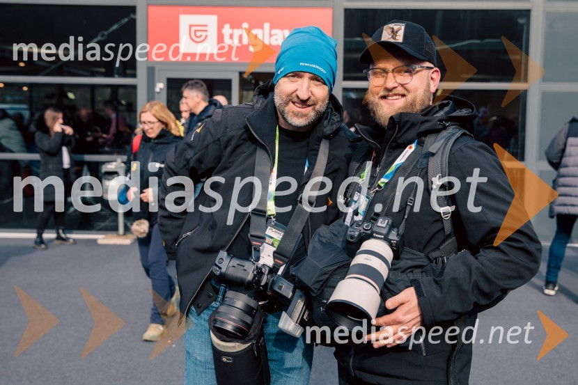  Borut  Cvetko, kreativni direktor, Mediaspeed d.o.o.;  Anže Krže, fotografPlanica 2023, petek