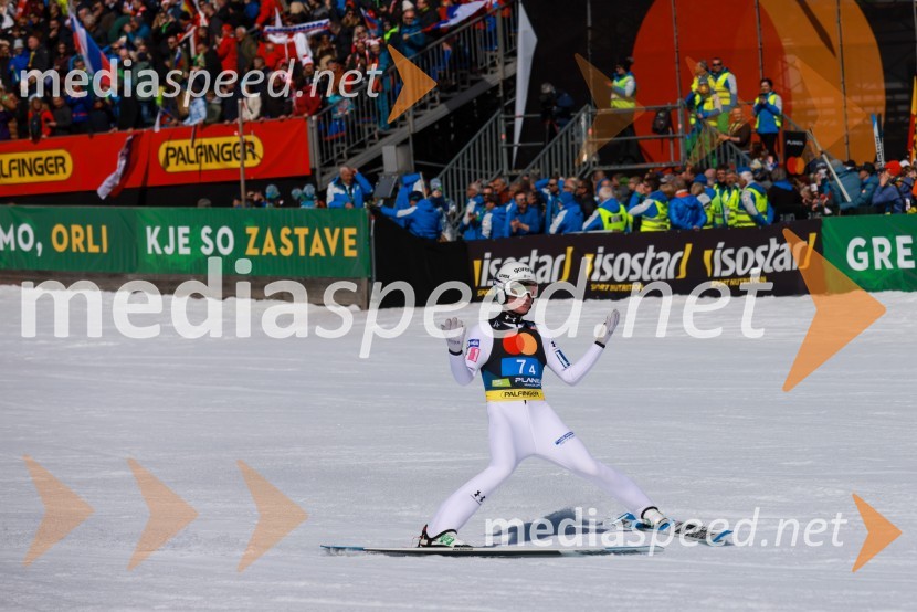  Anže Lanišek, smučarski skakalecPlanica 2023, sobota