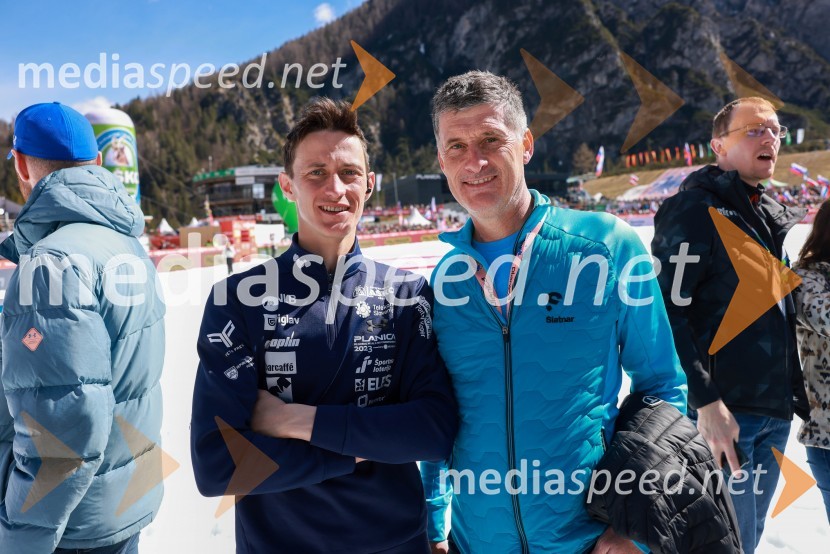  Peter  Prevc, smučarski skakalec;  Peter Slatnar, smuči in vezi SlatnarPlanica 2023, sobota