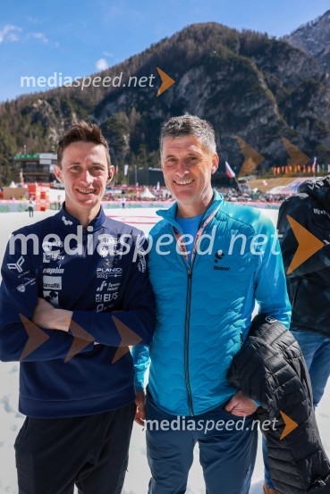  Peter  Prevc, smučarski skakalec;  Peter Slatnar, smuči in vezi SlatnarPlanica 2023, sobota