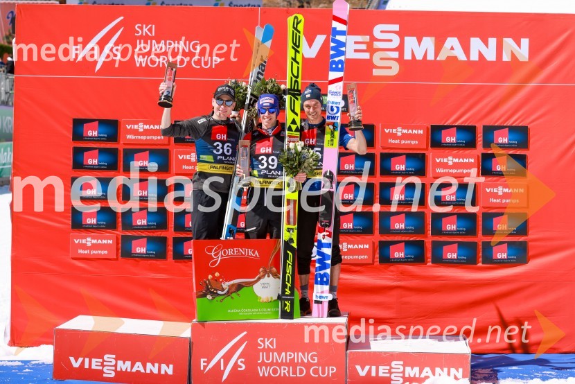  Anže Lanišek, smučarski skakalec;  Stefan Kraft, smučarski skakalec (Avstrija);  Piotr Żyła, smučarski skakalec (Poljska)Planica 2023, sobota