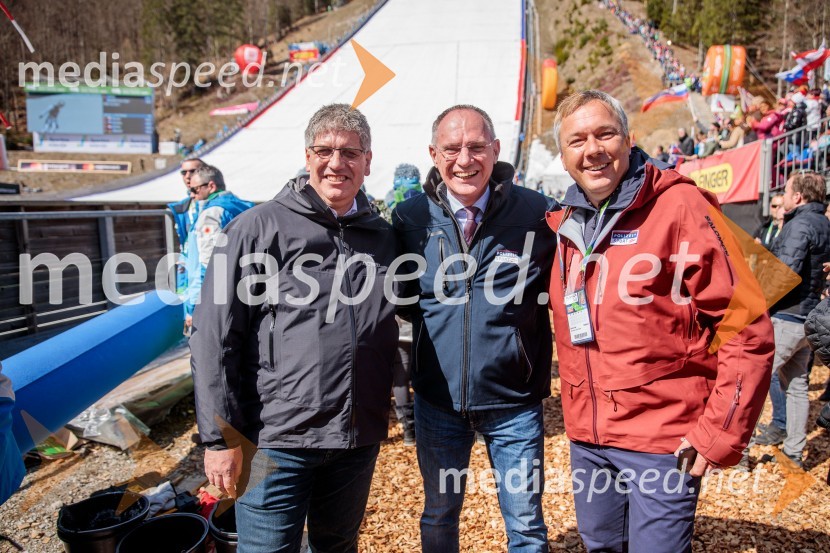  Boštjan Poklukar, minister za notranje zadeve RS;  Gerhard Karner;  ... Planica 2023, sobota