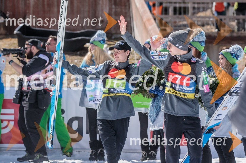  Domen Prevc, smučarski skakalec;  Lovro Kos, smučarski skakalecPlanica 2023, sobota