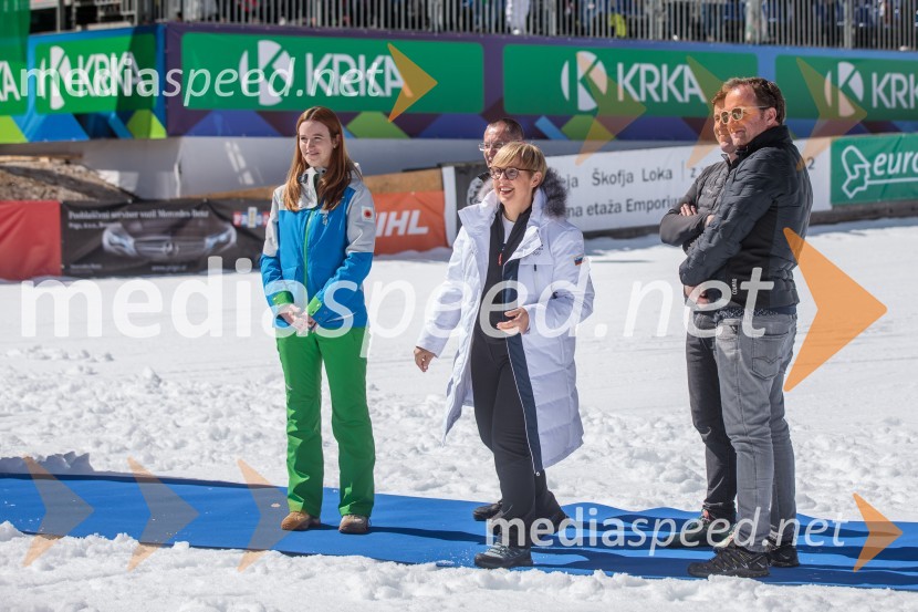  ... ; dr. Nataša Pirc Musar, predsednica Republike Slovenije;  Peter Bakenecker, predsednik centrala Evropa, MastercardPlanica 2023, sobota