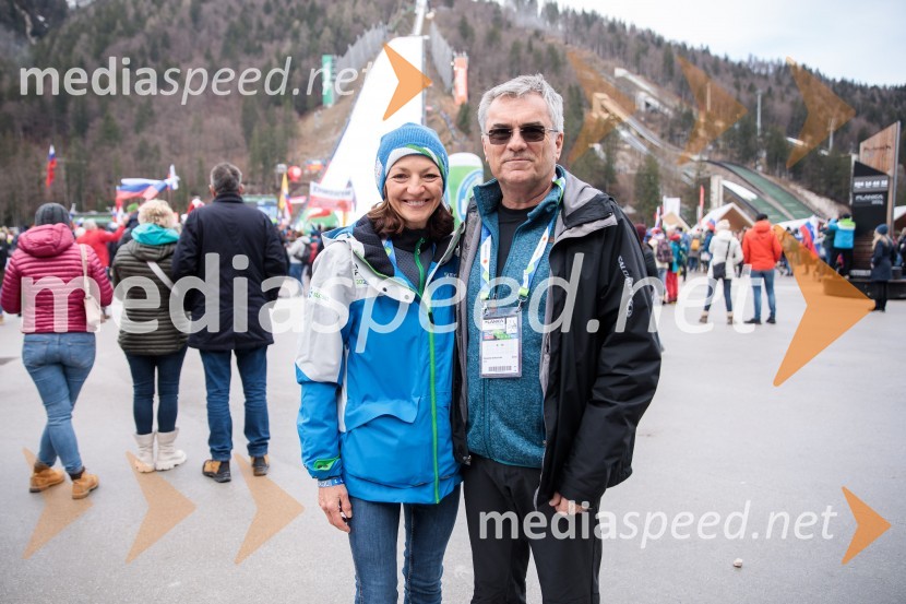 prof. dr. Maja Makovec Brenčič, nekdanja ministrica za izobraževanje, znanost in šport;  Aleksander  Zalaznik, generalni direktor Danfoss Trata, predsednik Združenja ManagerPlanica 2023, sobota