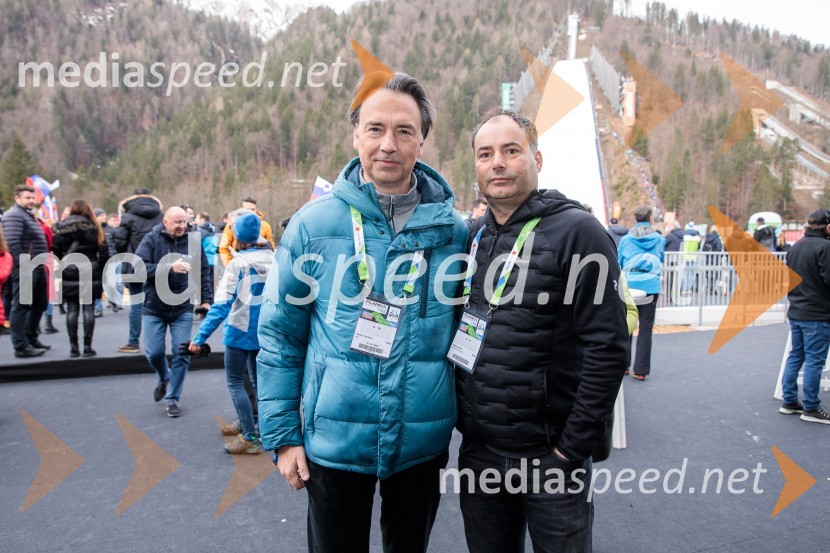  Tomislav  Čizmić, predsednik uprave, Mercator d.d.;  Andrej  Slapar, predsednik uprave Zavarovalnica Triglav d.d.Planica 2023, sobota