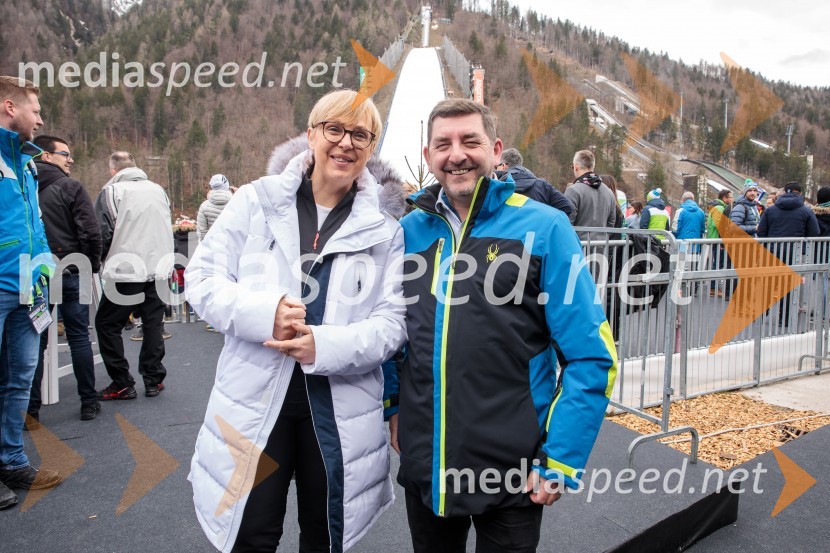 dr. Nataša Pirc Musar, predsednica Republike Slovenije; dr. Aleš Musar, lastnik Ruske dačePlanica 2023, sobota