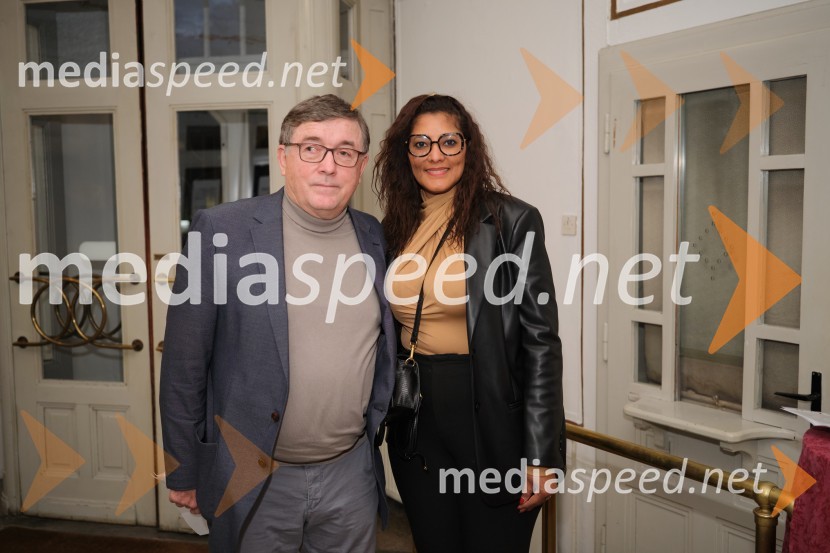 dr. Andrej Fištravec, bivši župan Mestne občine Maribor;  Elisangela SandesBossa de Novo na odru ljubljanske Drame