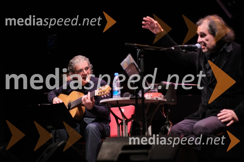  Aljoša Kosor, skupina Bossa de novo;  Primož Vitez, glasbenik, dramaturg, prevajalecBossa de Novo na odru ljubljanske Drame