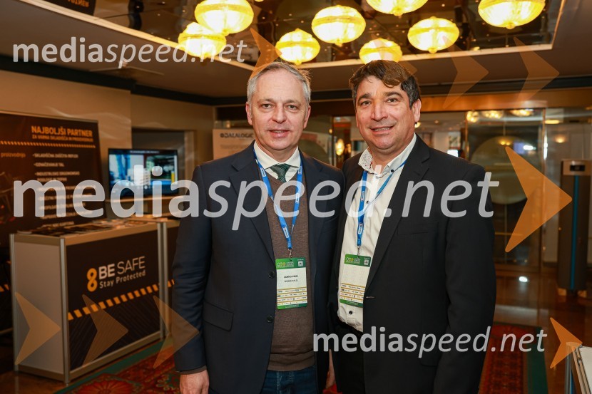  Janko Zrim, direktor podjetja Tehnis media;  Beno Fekonja, NK Triglav Kranj10. mednarodni Logistični kongres