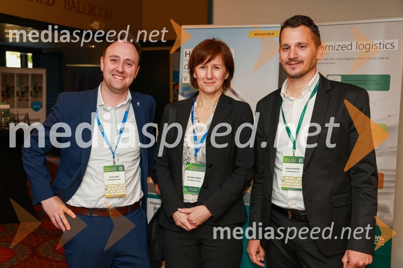  Savin Jurić, direktor prodaje, Intereuropa d.d.;  Helena Trunk, produktni vodja za domači in zbirni promet ter pretočna skladišča, Intereuropa;  Miran Markežič, direktor za razvoj ključnih kupcev, Intereuropa10. mednarodni Logistični kongres