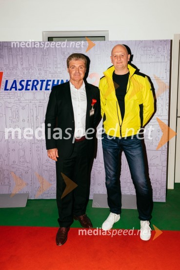  Drago Jernej, direktor Lasertehnik Maribor;  ... LASERTEHNIK, 22. obletnica in otvoritev novih poslovno - proizvodnih prostorov