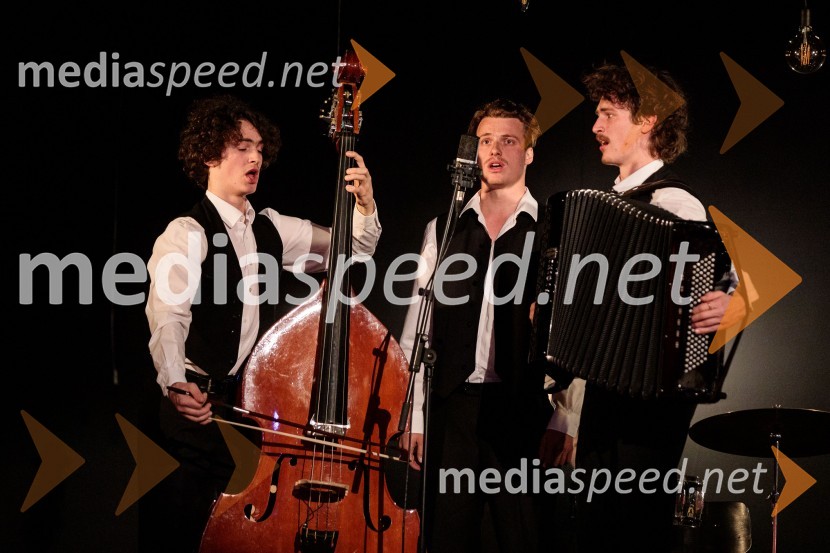  Gal Golob, kontrabas, glasbena zasedba Gugutke;  ... ;  Nejc Poljanec, harmonika, glasbena zasedba Gugutke53. Teden slovenske drame, sklepna slovesnost s podelitvijo nagrad