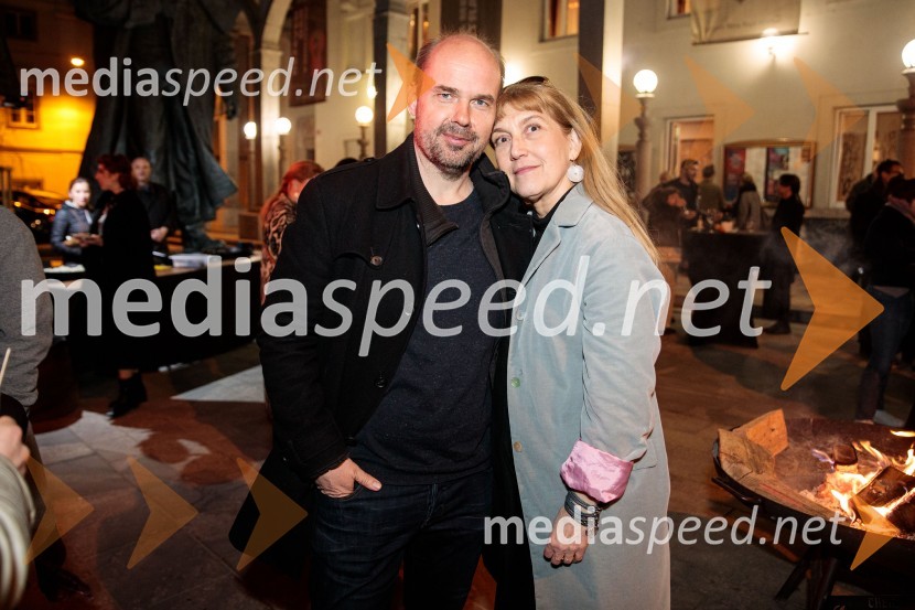  Gregor Zorc, igralec;  Barbara Hieng Samobor, direktorica in umetniška vodja MGL53. Teden slovenske drame, sklepna slovesnost s podelitvijo nagrad