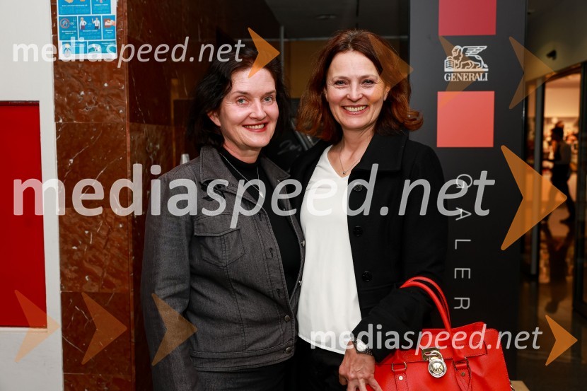  Petra  Bizilj Silva, kustosinja Generali galerije;  Mojca UrhOdprtje fotografske razstave Petra Uhana v Generali galeriji