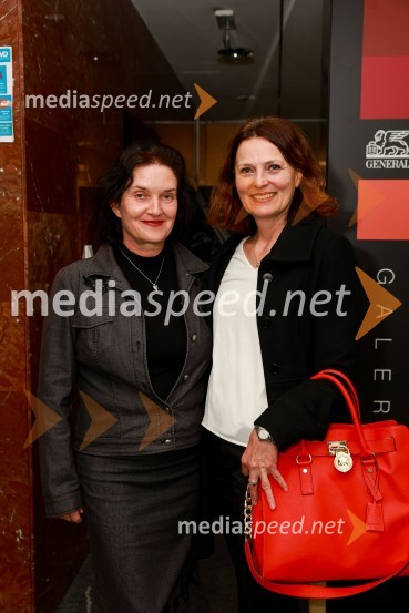  Petra  Bizilj Silva, kustosinja Generali galerije;  Mojca UrhOdprtje fotografske razstave Petra Uhana v Generali galeriji