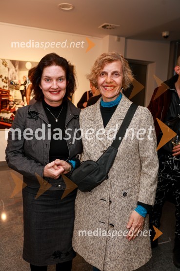  Petra  Bizilj Silva, kustosinja Generali galerije;  Apolonija Simon, umetnicaOdprtje fotografske razstave Petra Uhana v Generali galeriji