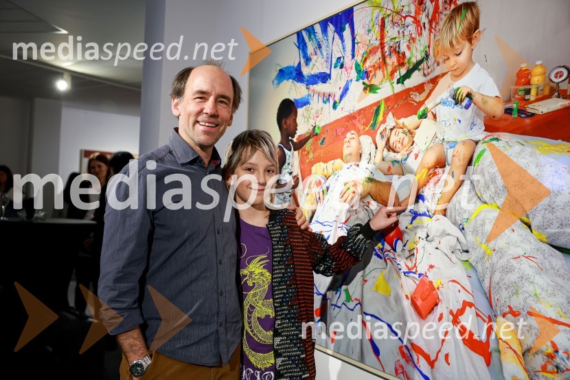  Peter Uhan, fotograf;  ... Odprtje fotografske razstave Petra Uhana v Generali galeriji