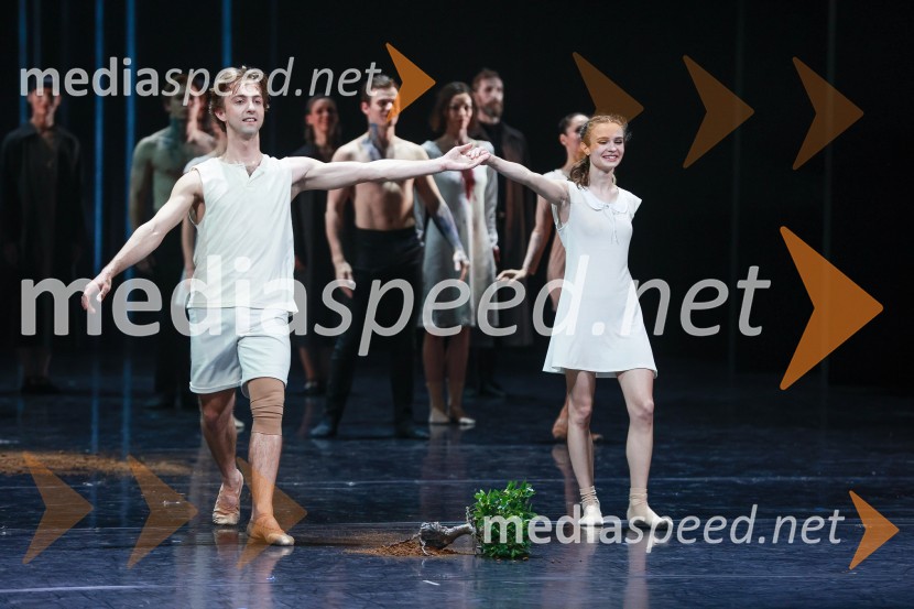  Oleksandr Koriakovskyi, baletni plesalec;  Nina Kramberger, baletna plesalkaLjubezen, premiera baleta v SNG Opera in balet Ljubljana