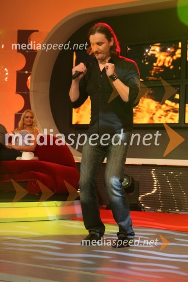 Vlado Pilja - Lepi Dasa, pevecRdeča preproga s Sebastianom, snemanje oddaje