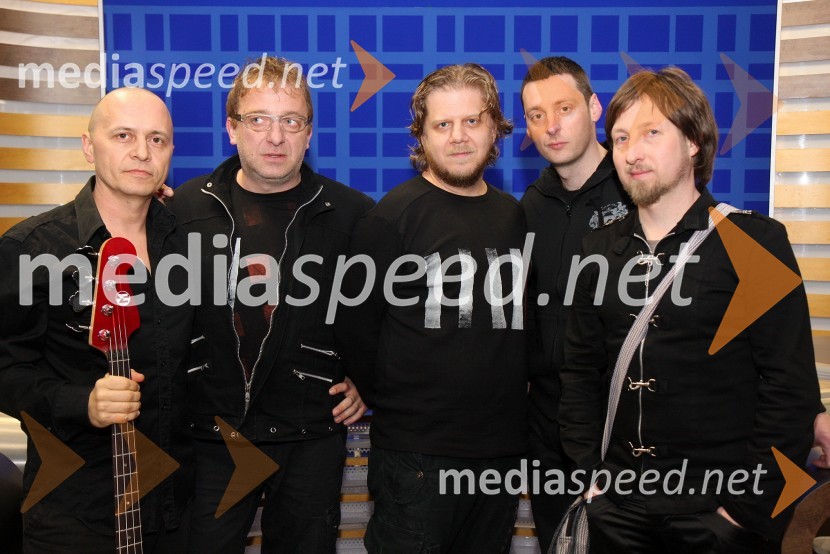 Skupina Dan DRdeča preproga s Sebastianom, snemanje oddaje