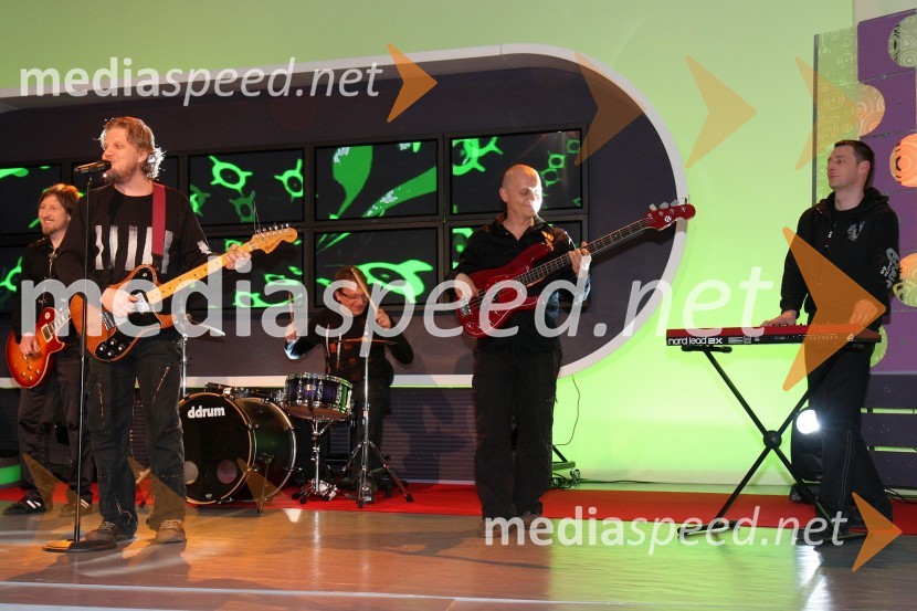 Skupina Dan DRdeča preproga s Sebastianom, snemanje oddaje