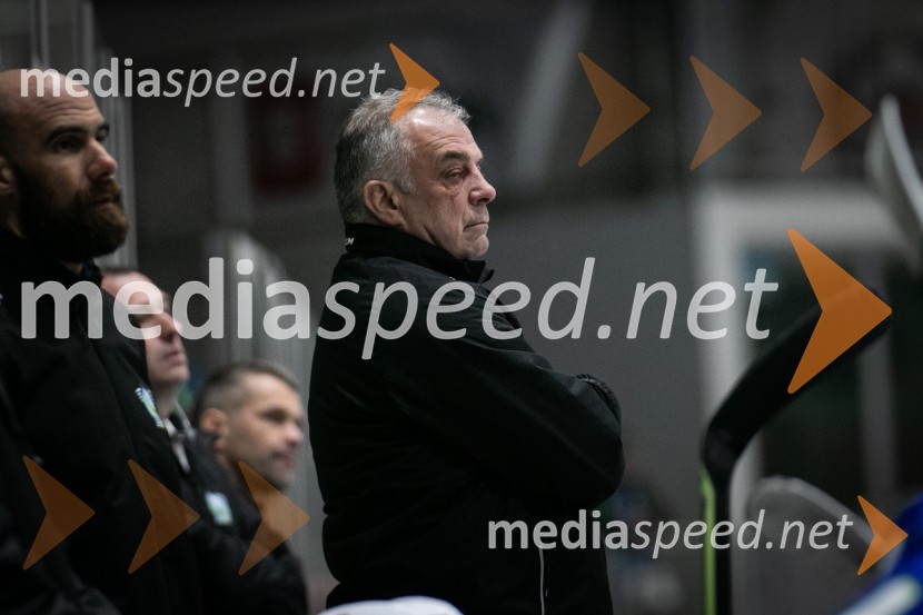  Matjaž  Kopitar, glavni trener slovenske hokejske reprezentanceHokejska tekma Slovenija - Poljska