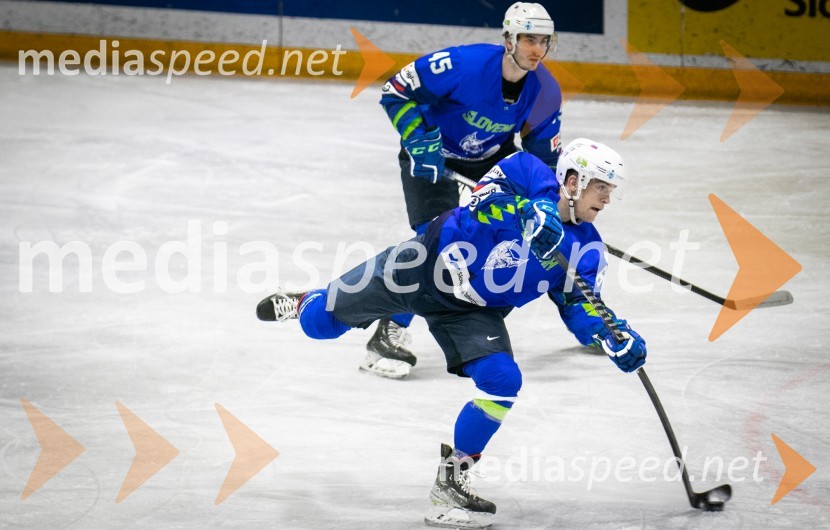  Luka Maver, hokejist;  ... Hokejska tekma Slovenija - Poljska