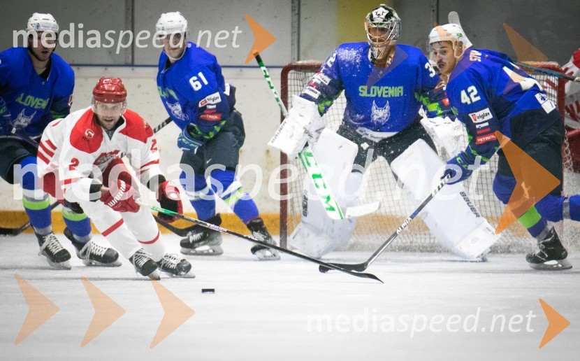  ... ;  ... ;  Gašper Krošelj, vratar, hokej;  ... Hokejska tekma Slovenija - Poljska