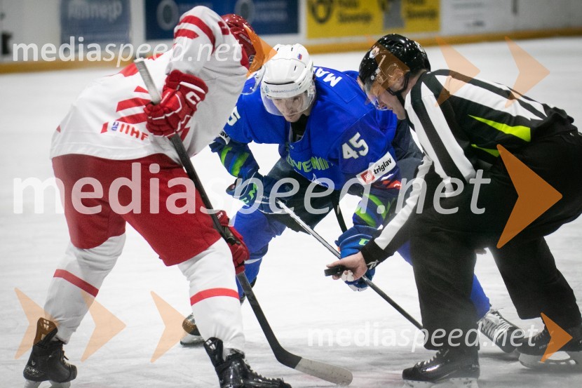  Luka Maver, hokejistHokejska tekma Slovenija - Poljska