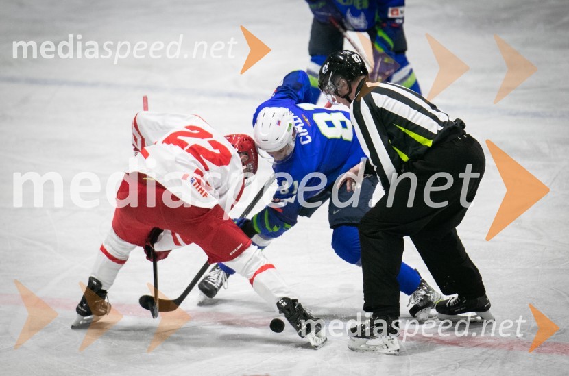  Tadej Čimžar, hokejistHokejska tekma Slovenija - Poljska