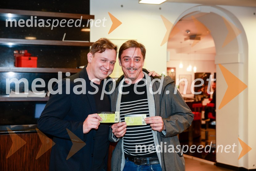  Luka Cimprič, igralec;  Igor Štamulak, igralecSanja Valentin, premiera glasbeno - plesne komedije v Gledališču Koper