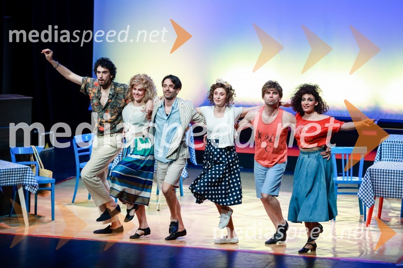  Mak  Tepšić, igralec;  ... ;  ... ;  Anja Drnovšek, igralka;  ... ;  ... Sanja Valentin, premiera glasbeno - plesne komedije v Gledališču Koper