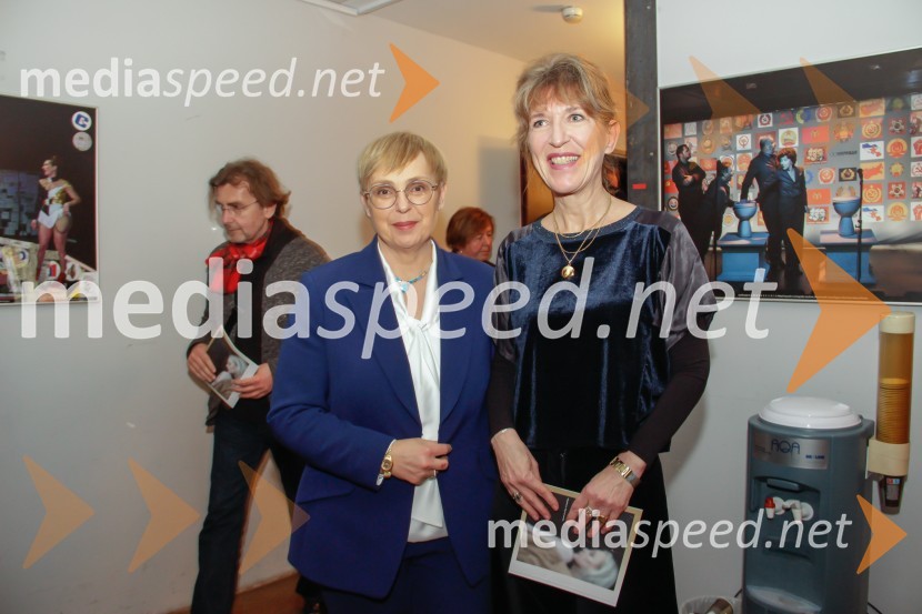 dr. Nataša Pirc Musar, predsednica Republike Slovenije;  Vesna Jurca Tadel, ravnateljice SNG Drama LjubljanaŠe vedno Alice, premiera drame v SNG Ljubljana