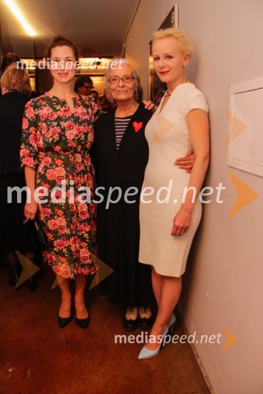  Sabina  Kogovšek, igralka;  Bjanka Adžić Ursulov, kostumografinja;  Polona  Juh, igralkaŠe vedno Alice, premiera drame v SNG Ljubljana