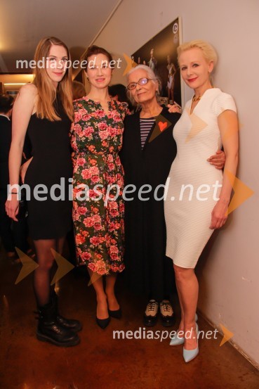  Eva Jesenovec, igralka;  Sabina  Kogovšek, igralka;  Bjanka Adžić Ursulov, kostumografinja;  Polona  Juh, igralkaŠe vedno Alice, premiera drame v SNG Ljubljana