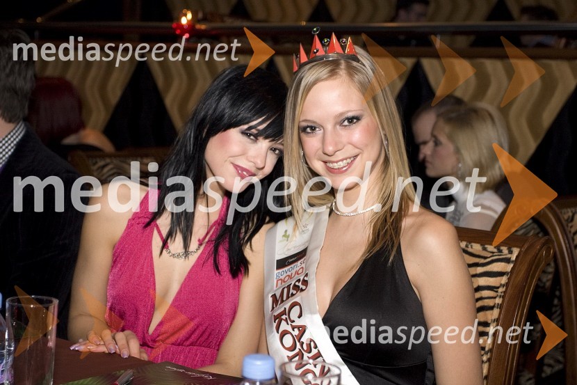 Sabina Mali, Playboyevo dekle leta 2008 in pevka ter Maja Jamnik, miss Casino Kongo 2009Mister Casino Kongo 2009