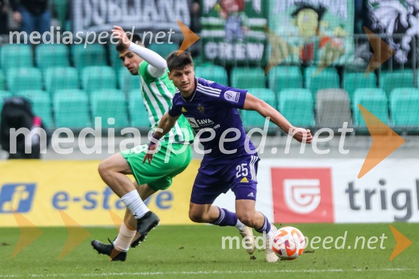  Sven Karić, nogometaš, NK MariborNogometni derbi Olimpija - Maribor