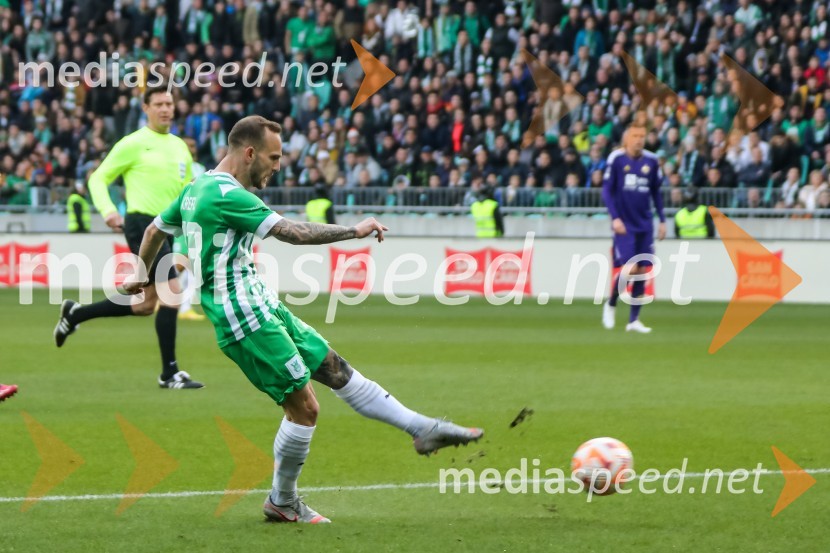  Aljaž Krefl, nogometaš, NK OlimpijaNogometni derbi Olimpija - Maribor