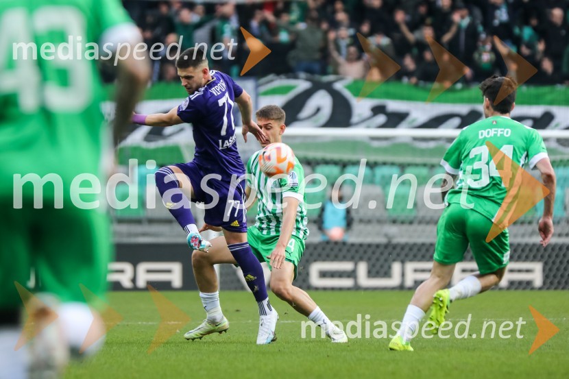  Žan Vipotnik, nogometaš, NK Maribor;  Marcel Ratnik, nogometaš, NK Olimpija;  Agustin Doffo, nogometaš, NK OlimpijaNogometni derbi Olimpija - Maribor